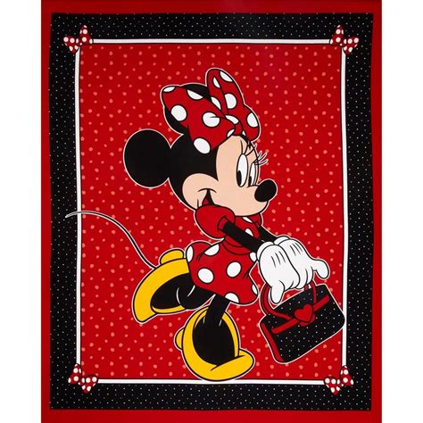 minnie mouse fabric panel|minnie mouse fabric walmart.